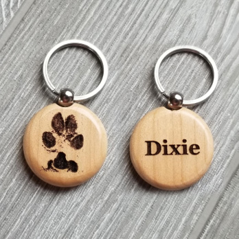 Paw/Photo Keychain