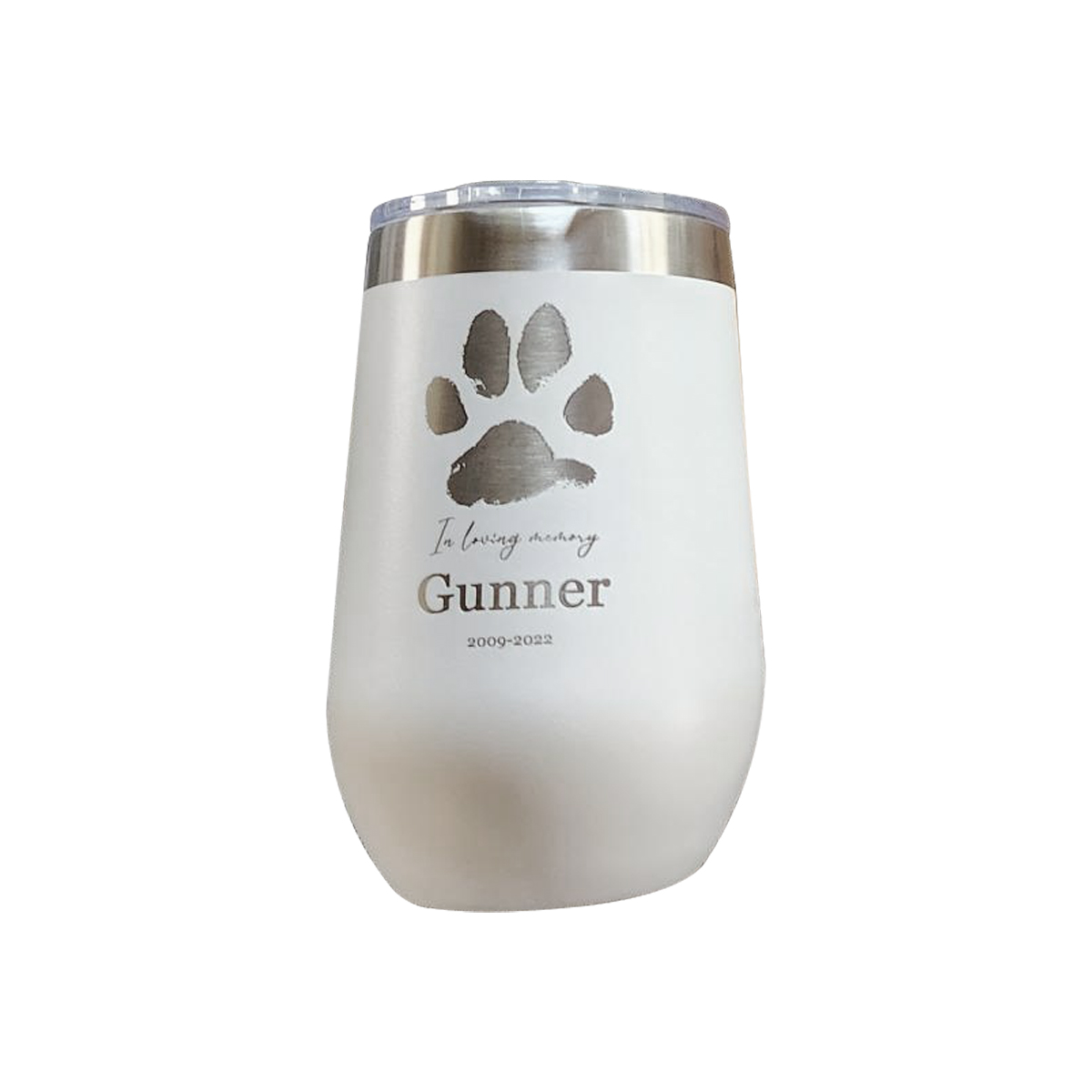 16 oz Laser Engraved Wine Cup